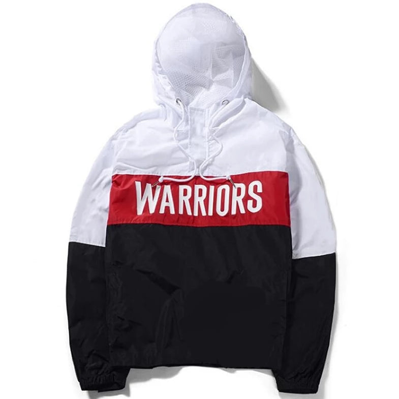 Warriors windbreaker cheap