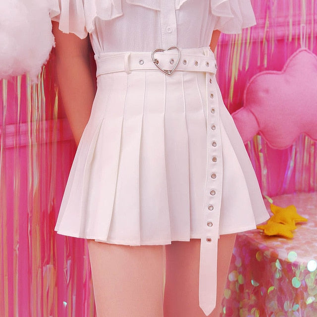 Heart on sale belt skirt