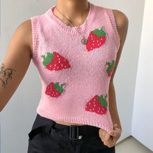 "STRAWBERRY" SWEATER VEST