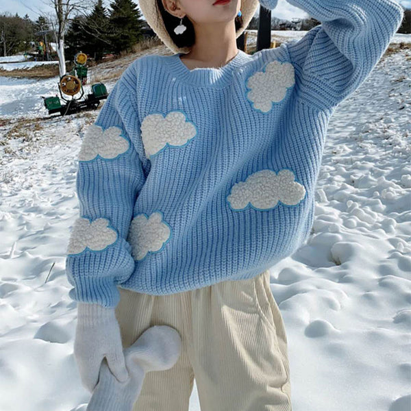 "CLOUDY" PULLOVER SWEATER