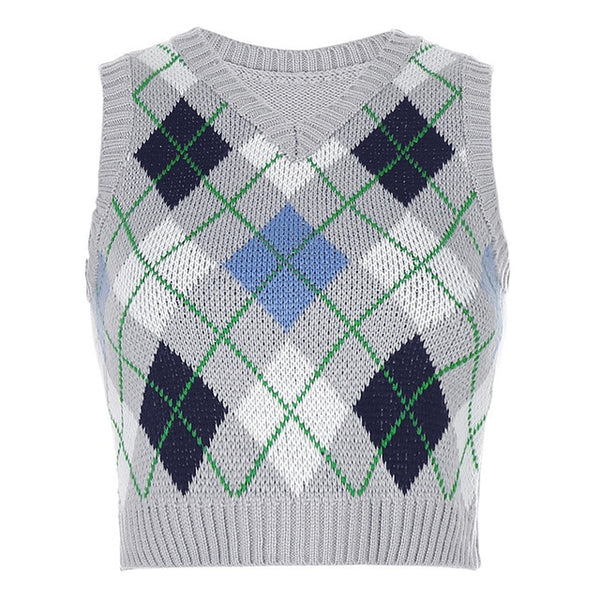 "CLASSIC" ARGYLE SWEATER VEST